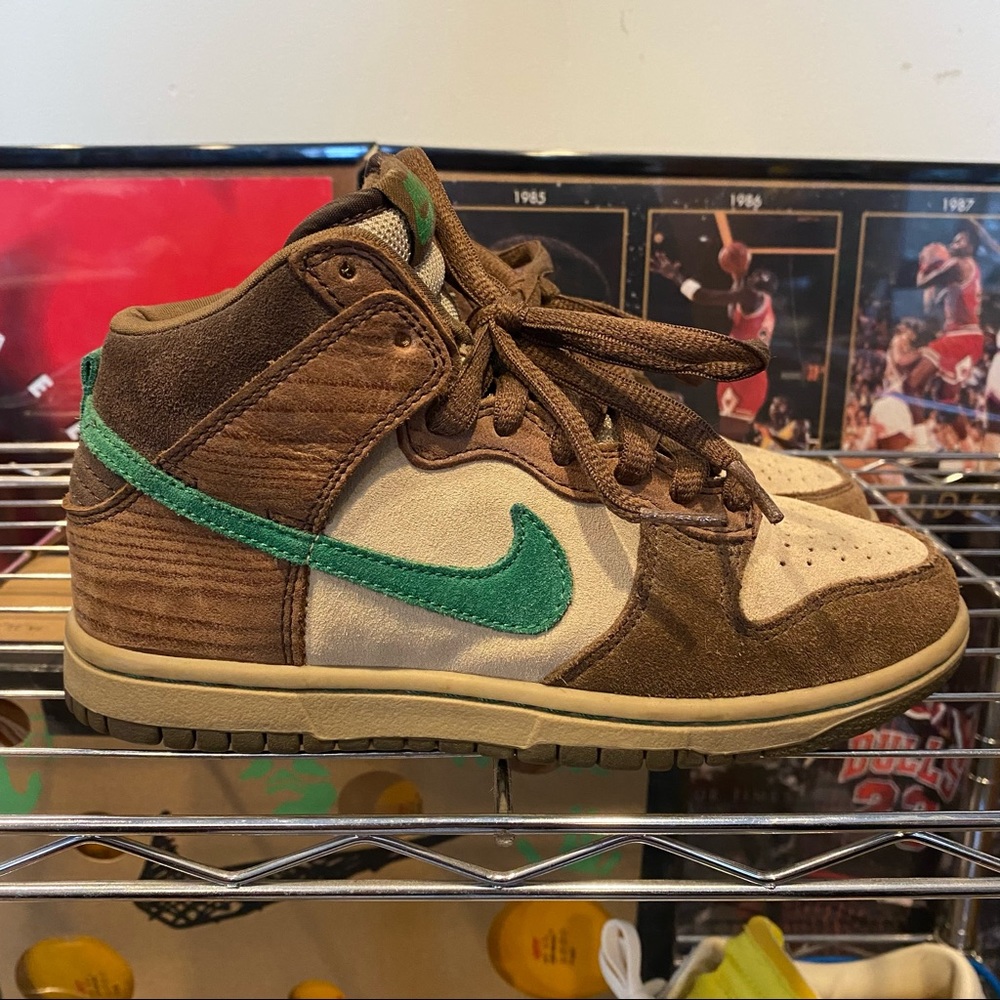 Nike, Dunk SB High, Tweed Green